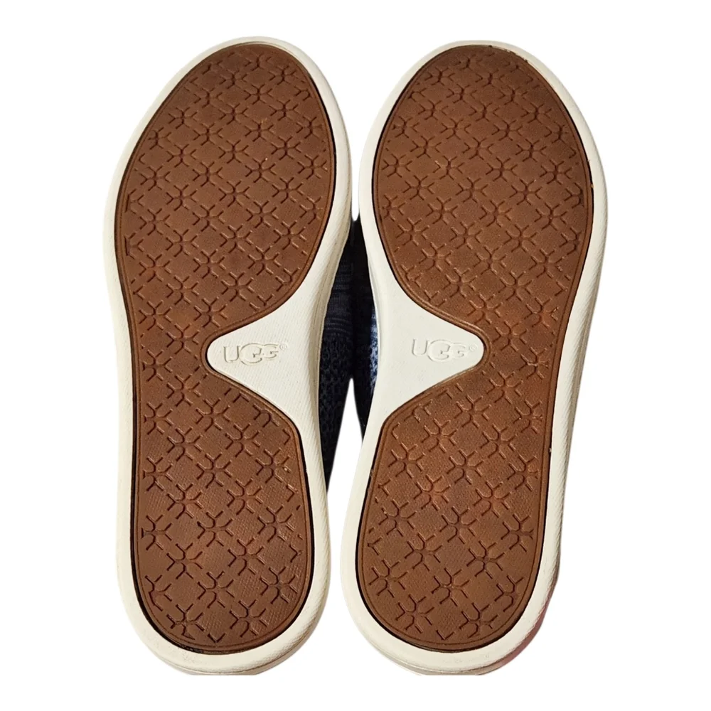 UGG Sammy Cushioned Slip-On Sneakers Women’s Sz 7 Blue Heather Loafers Comfort